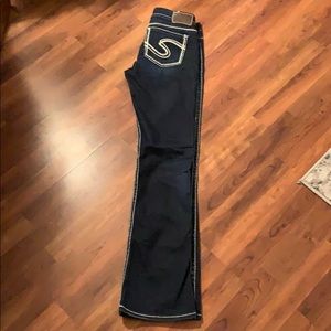 Silver jeans